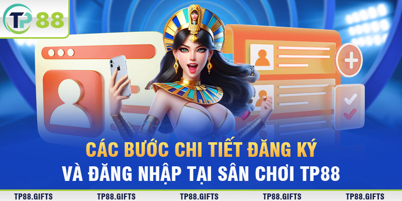 Các bước chi tiết đăng ký và đăng nhập tại sân chơi TP88